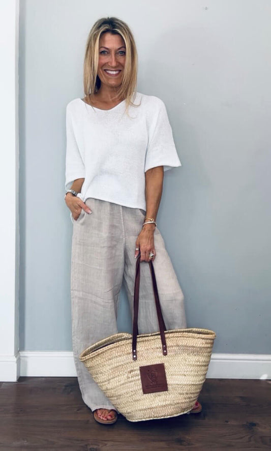 Monaco Knit | White