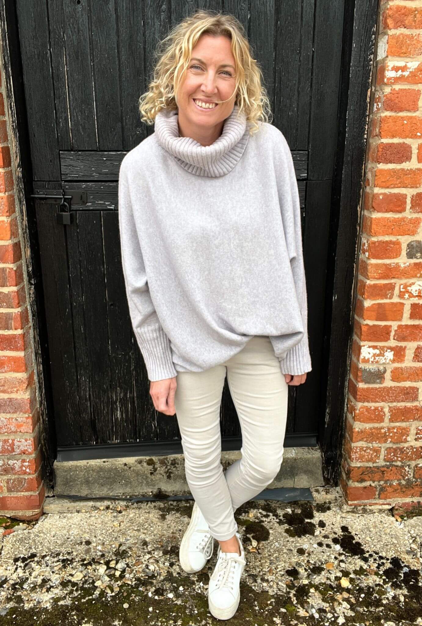 Arabella Roll Neck | LIGHT Grey