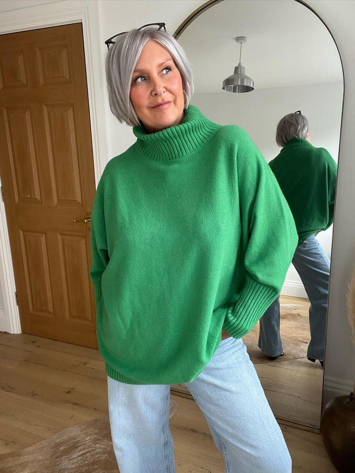 Arabella Roll Neck | Gucci Green