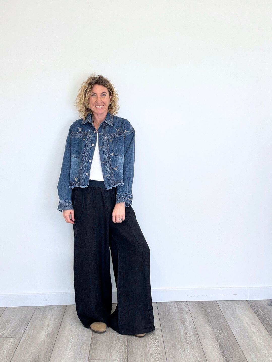 Formentera Stitch Denim Jacket