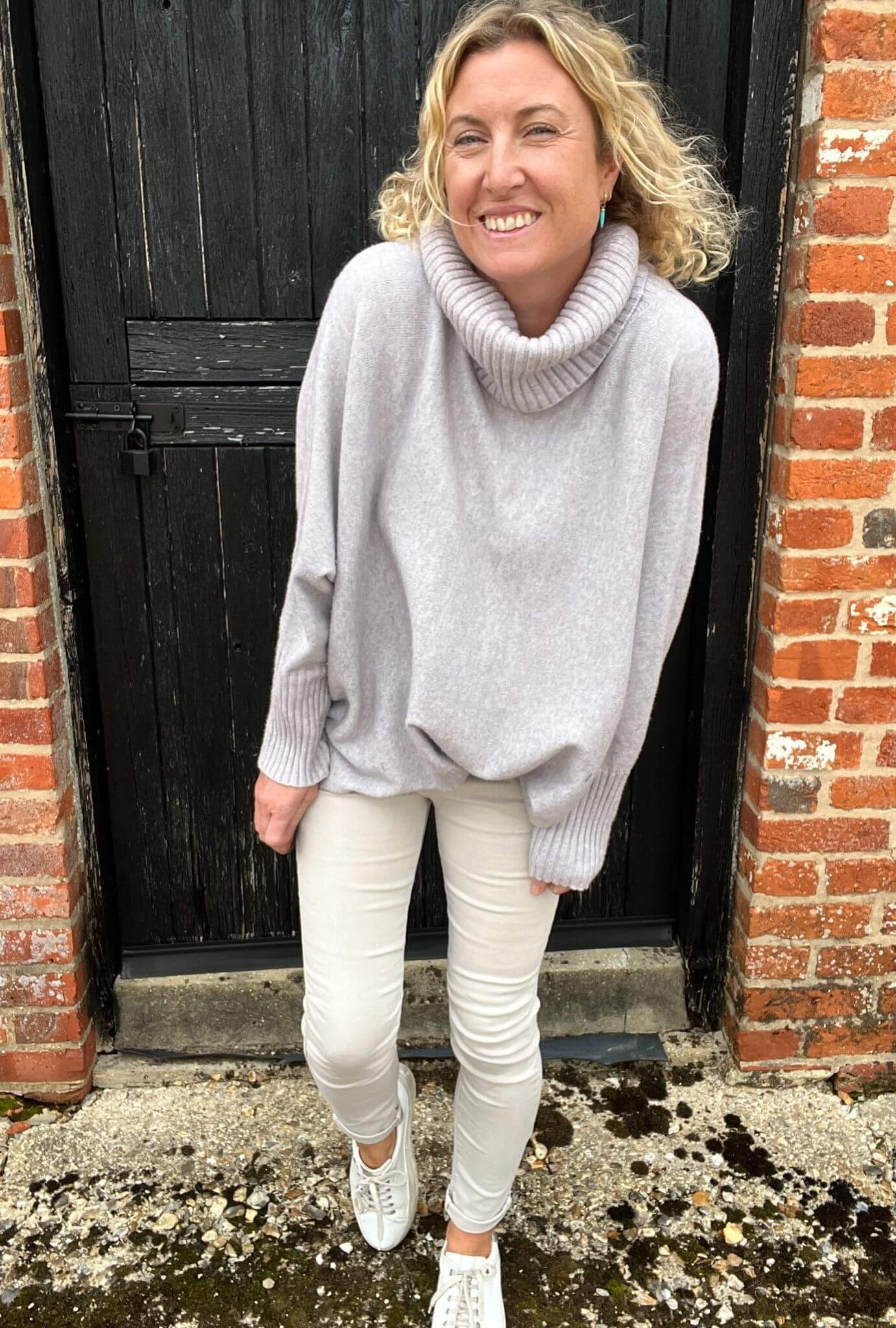 Arabella Roll Neck | LIGHT Grey