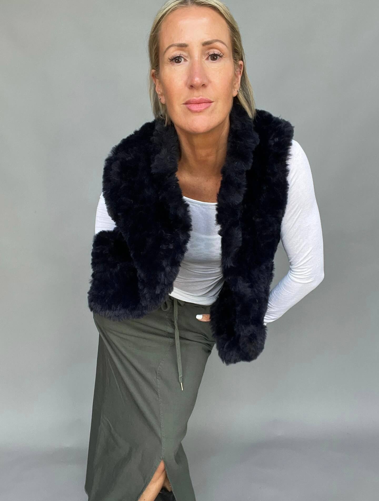 Portobello Gilet | Navy
