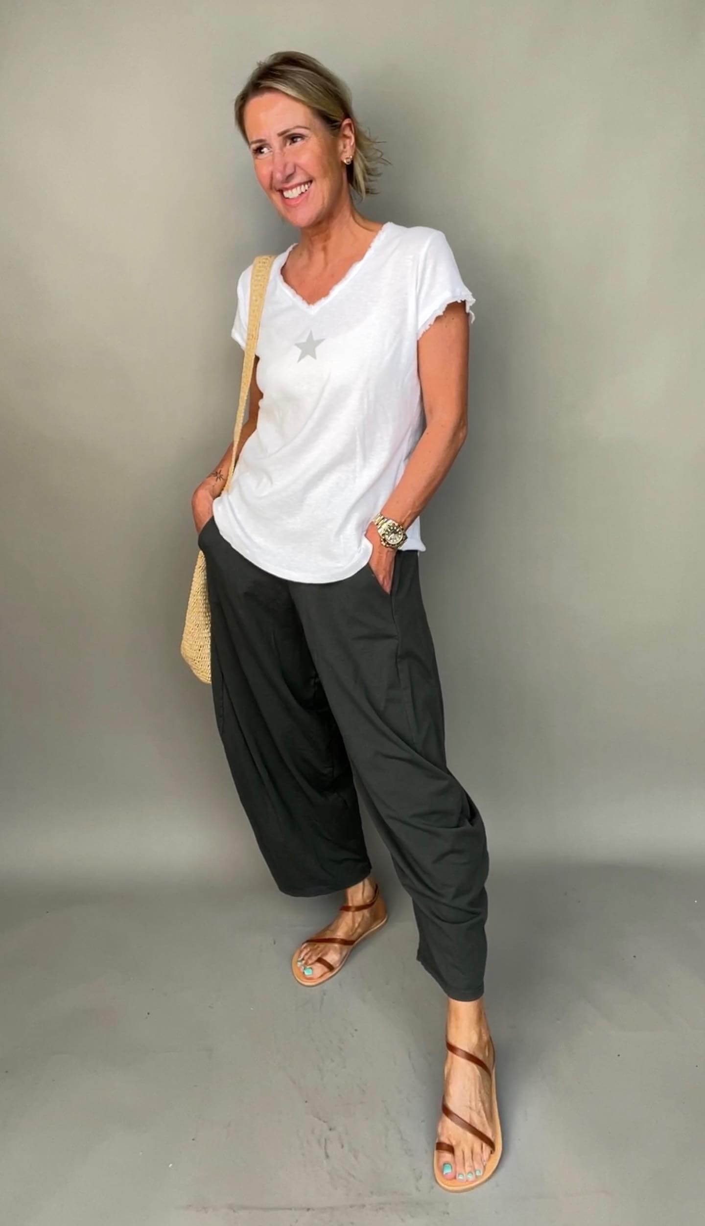 Barrel Joggers | Charcoal