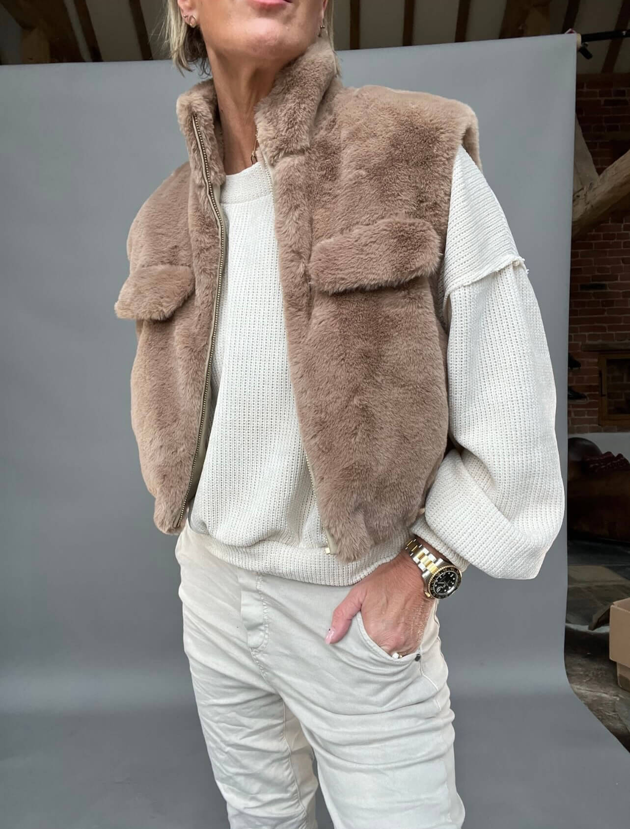 Camden Gilet | Mocha
