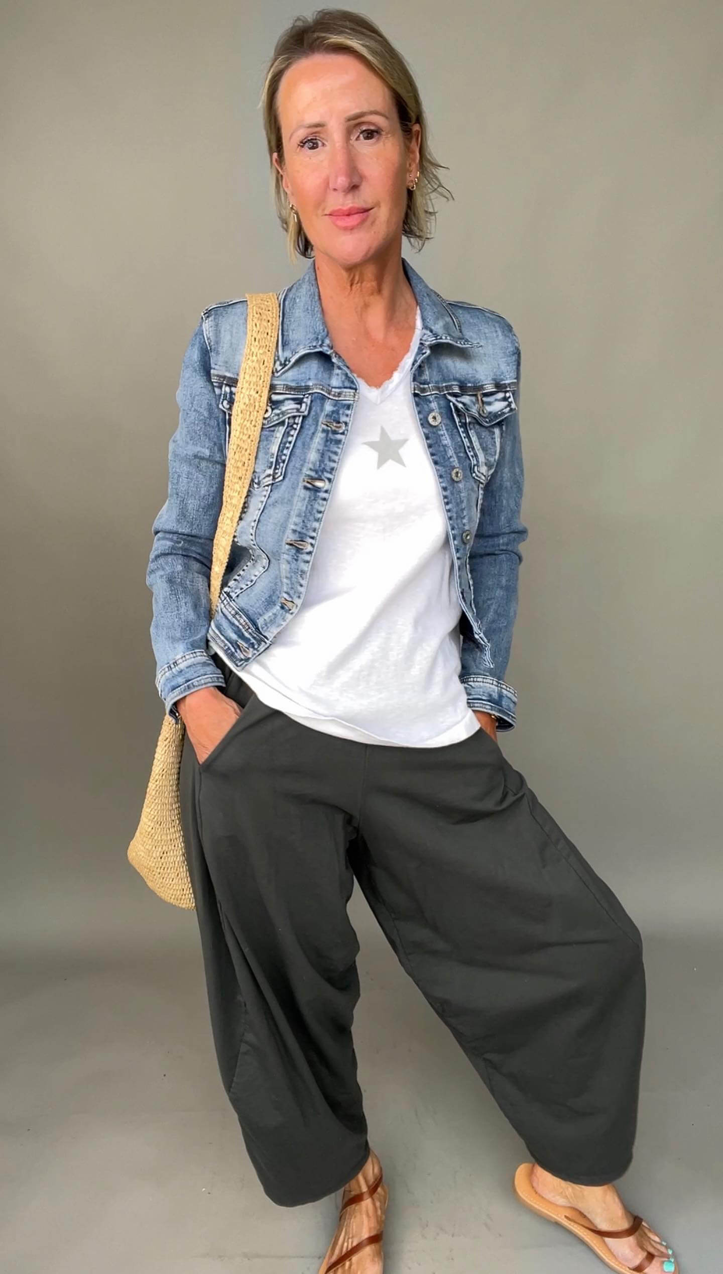 Barrel Joggers | Charcoal