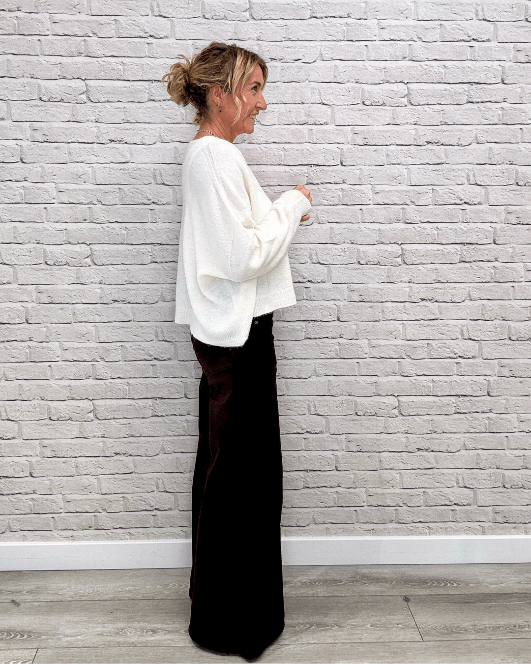 Shoreditch Palazzo Jeans | Chocolate