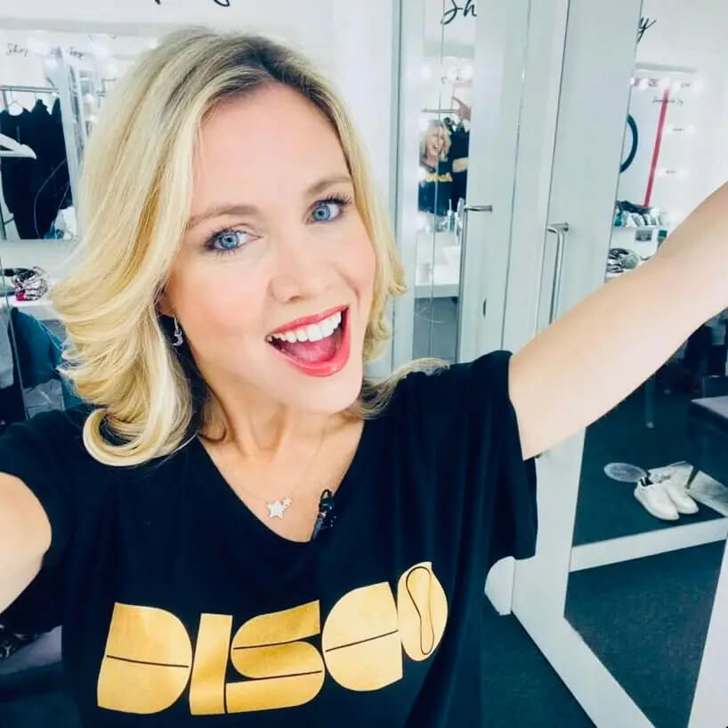 Disco T-Shirt Black & Gold