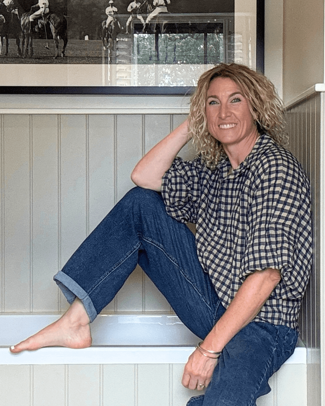 Cotswolds Blue Check Shirt