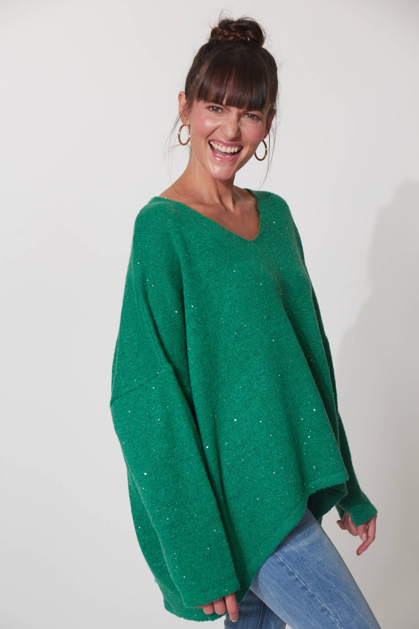 Emerald Sparkle Jumper