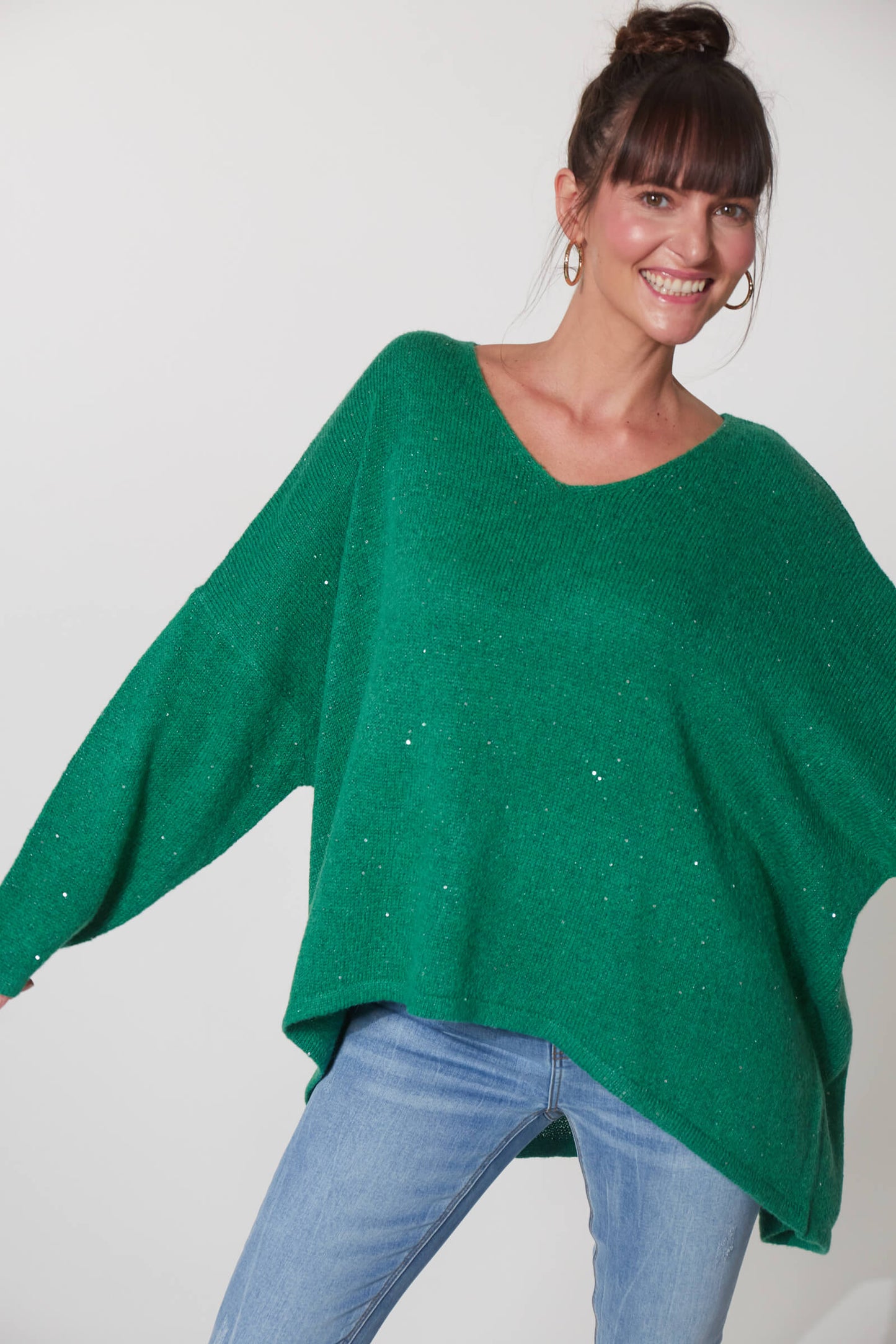 Emerald Sparkle Jumper