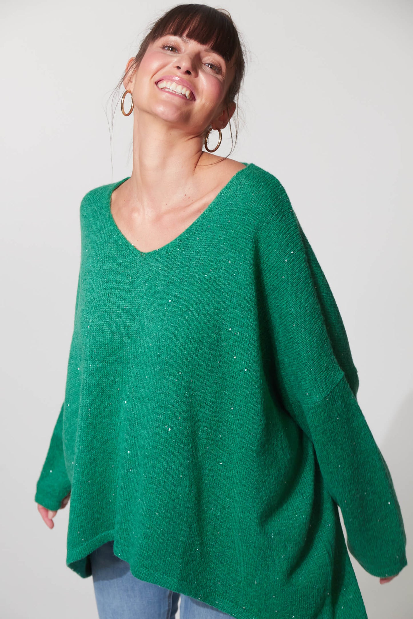 Emerald Sparkle Jumper