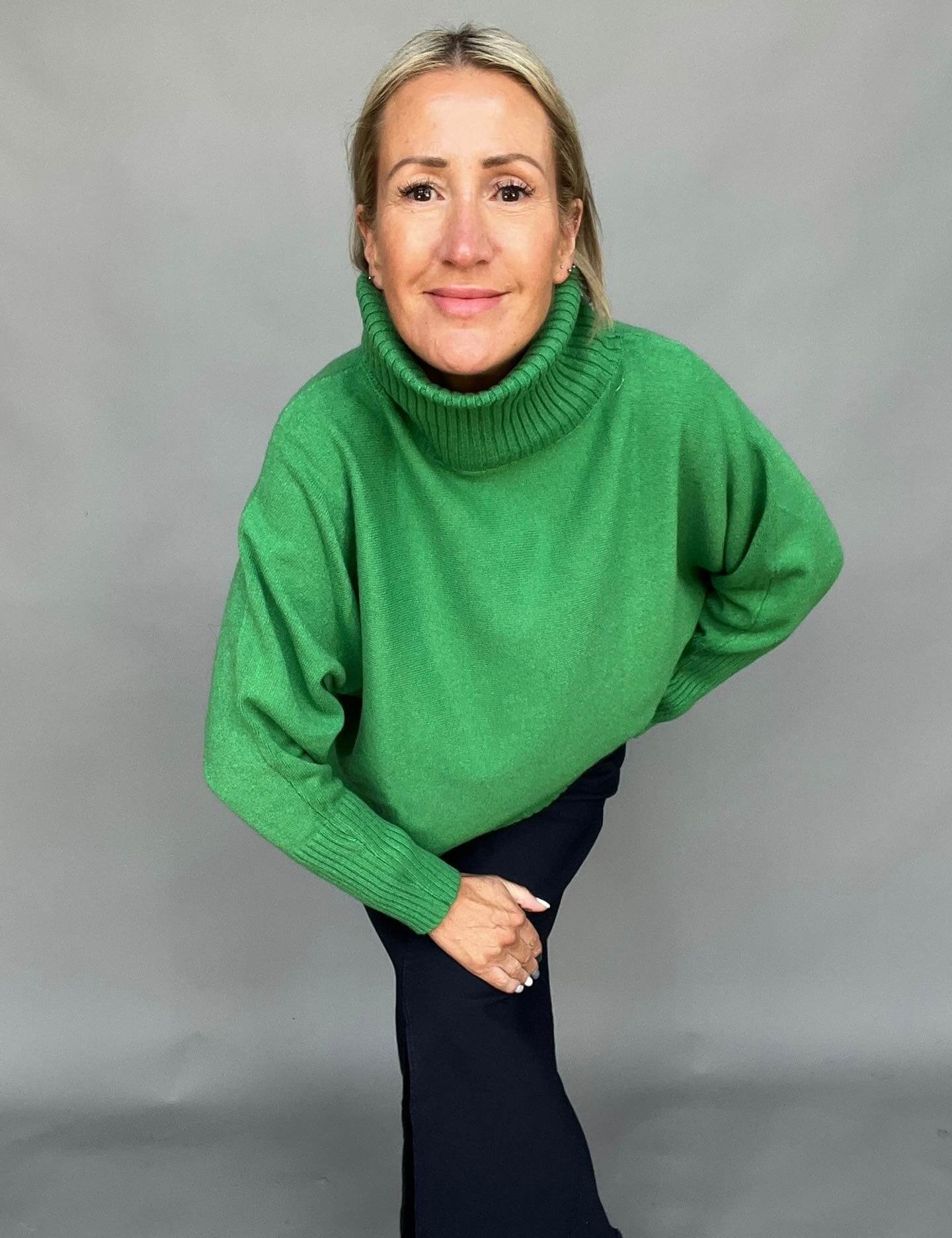 Arabella Roll Neck | Gucci Green