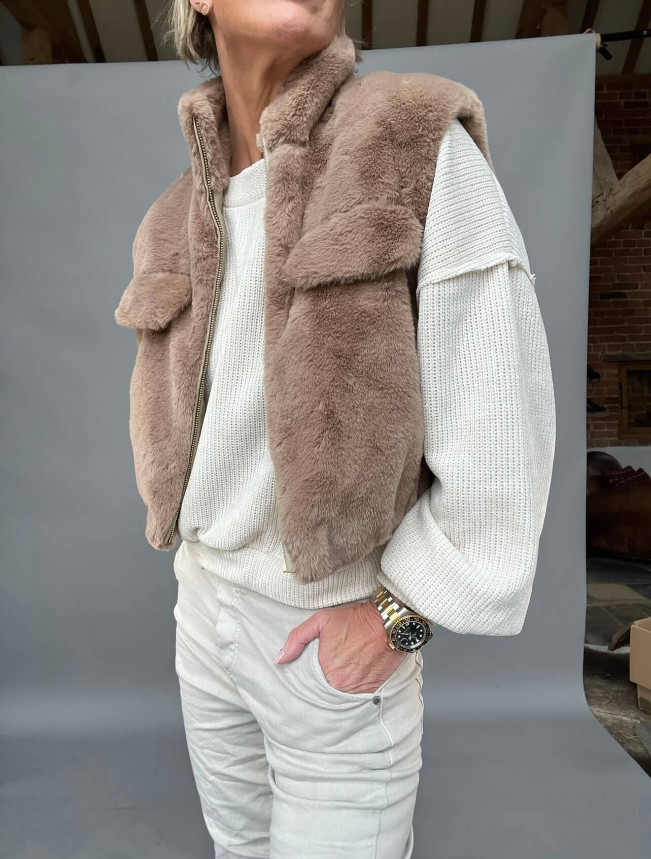 Camden Gilet | Mocha