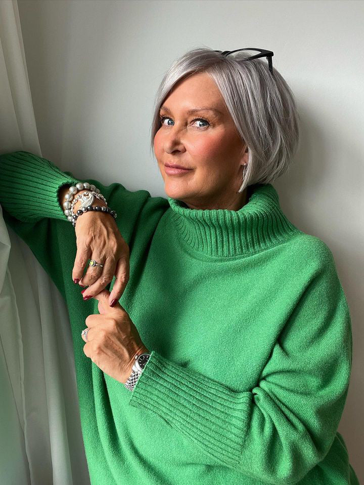 Arabella Roll Neck | Gucci Green