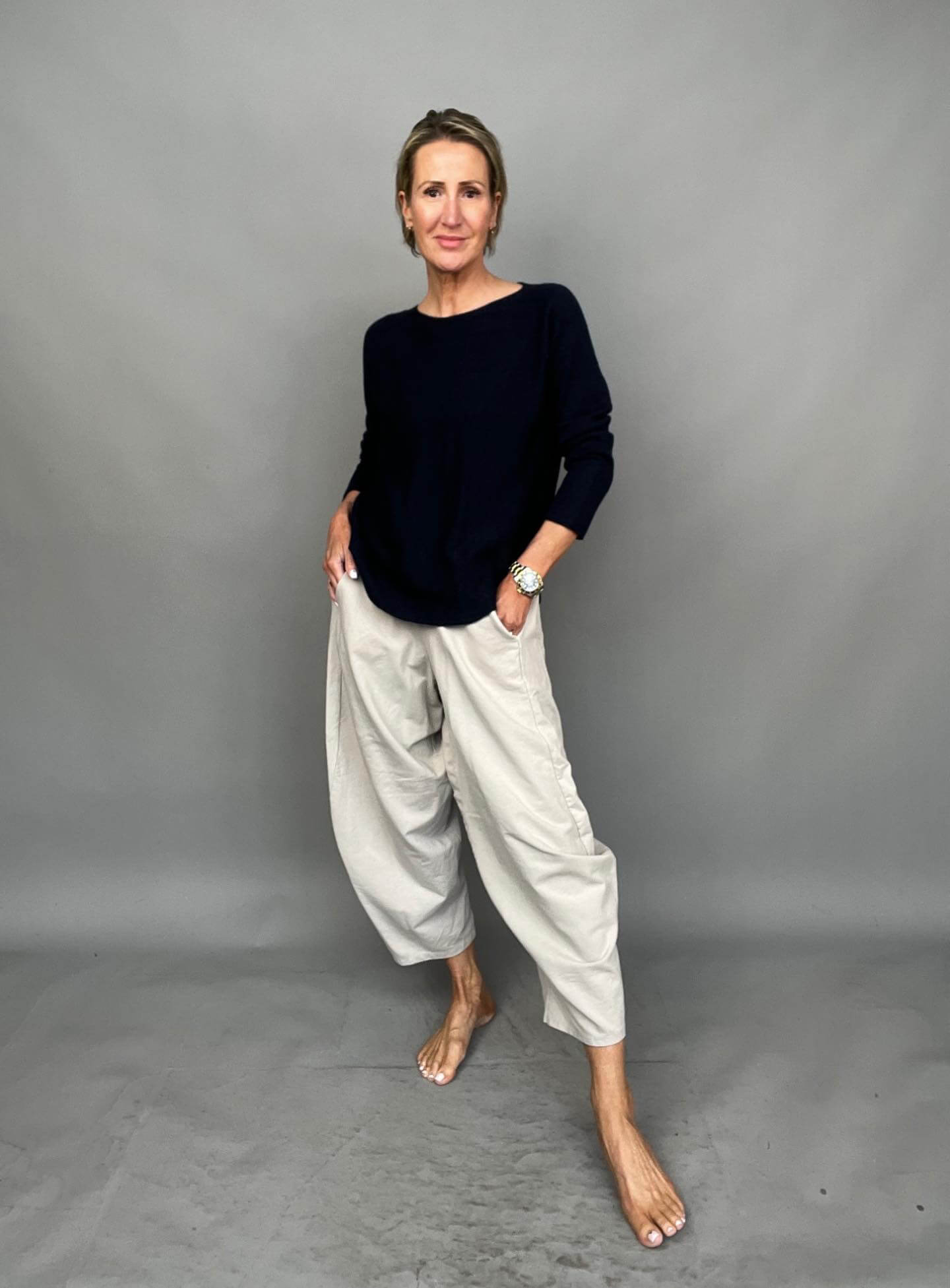 Barrel Joggers | BEIGE