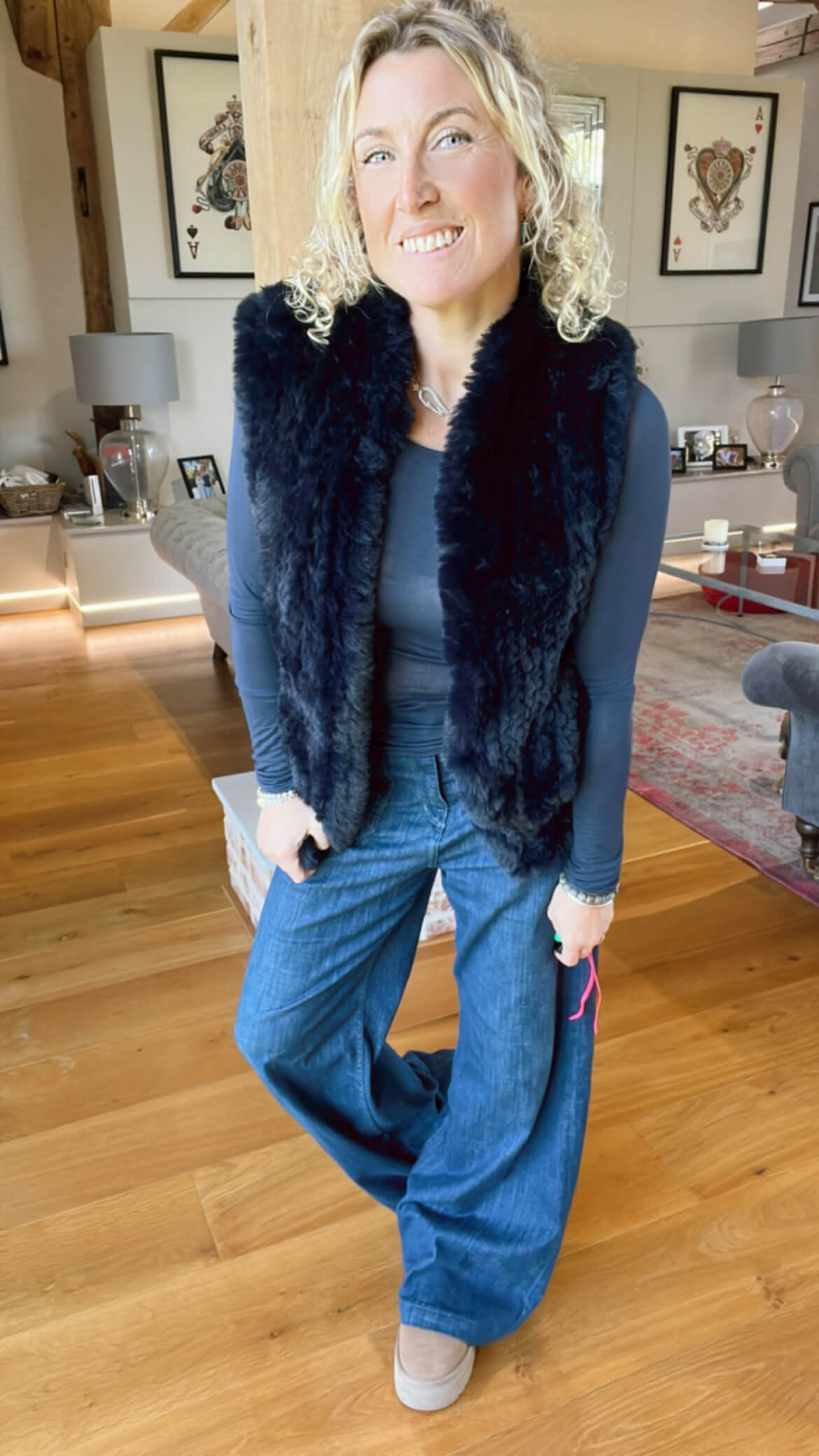Portobello Gilet | Navy