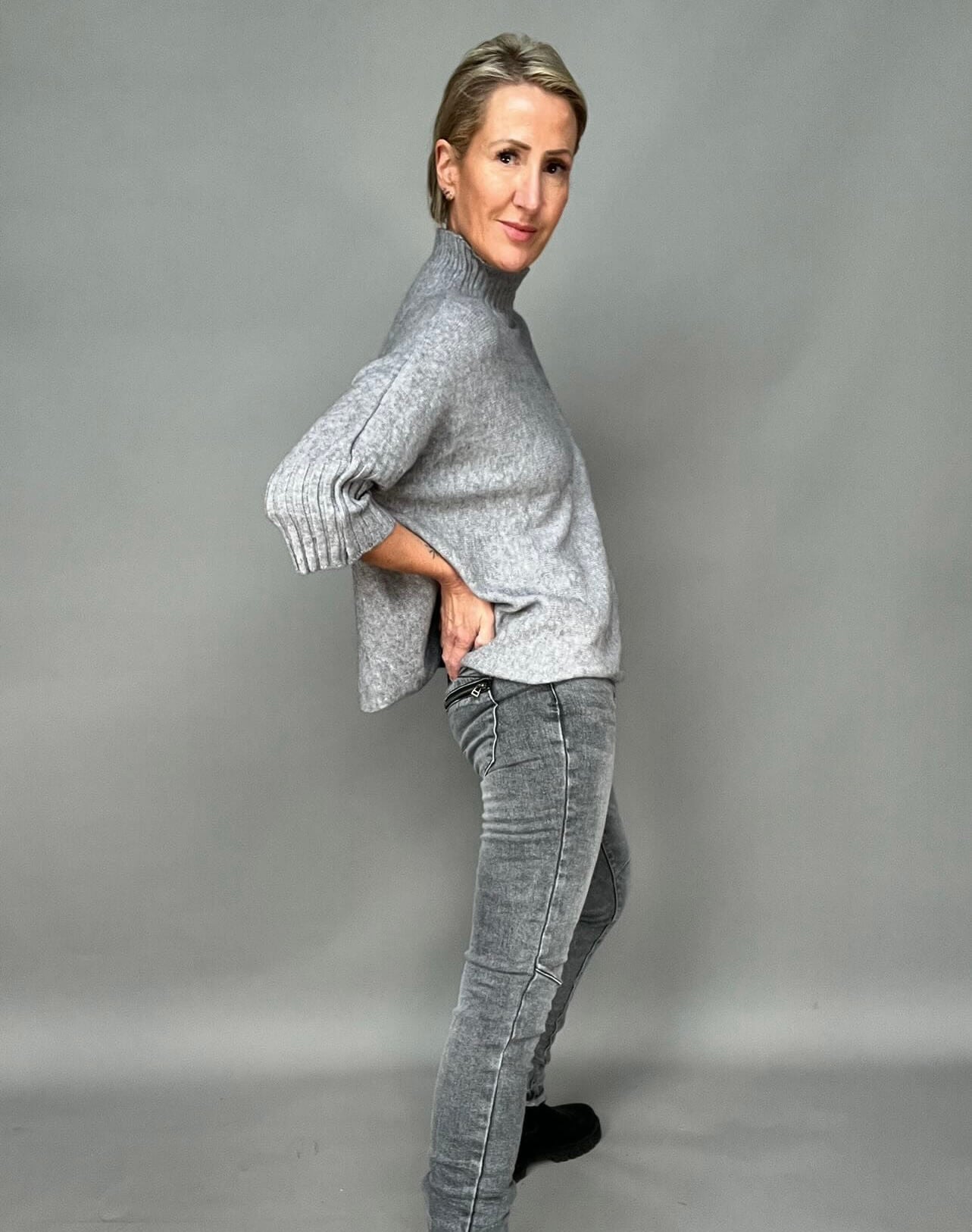 New York Knit | Grey