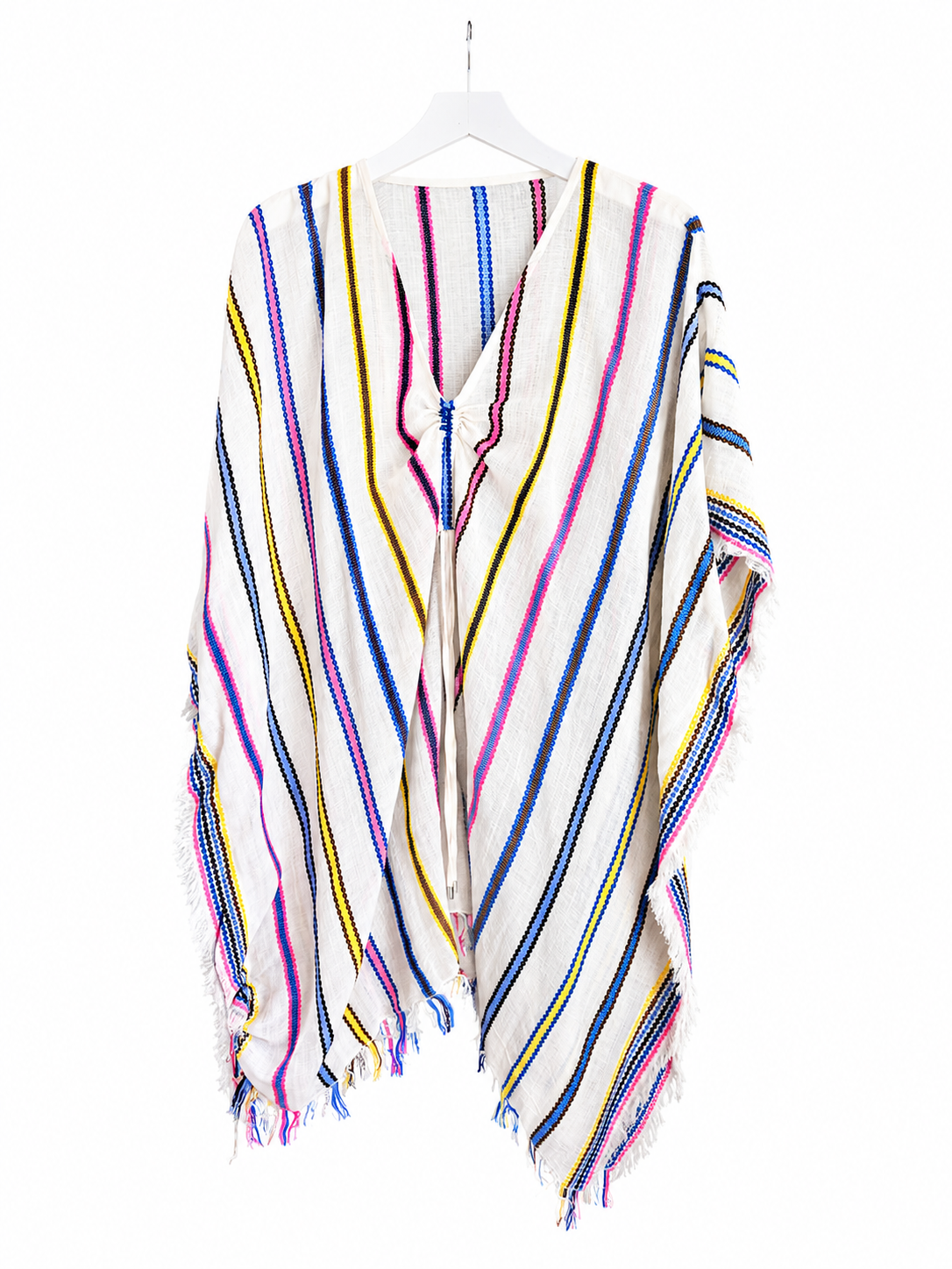 Coconut Bay Kaftan | Blue stripes