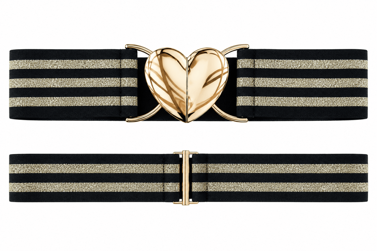Gold & Black Twix Belt