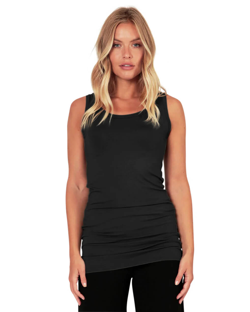 The Longline Vest | Black
