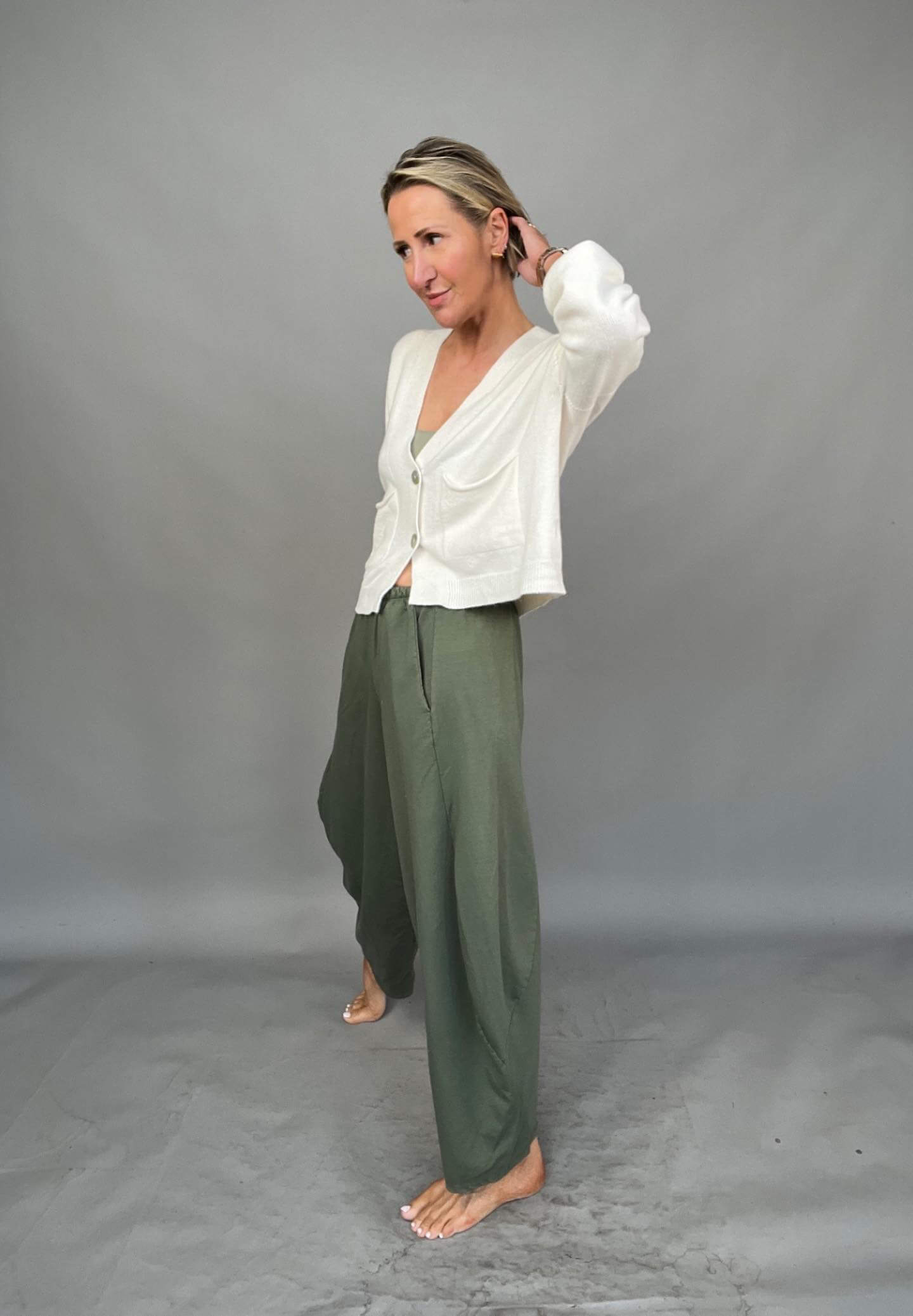 Barrel Joggers | Khaki