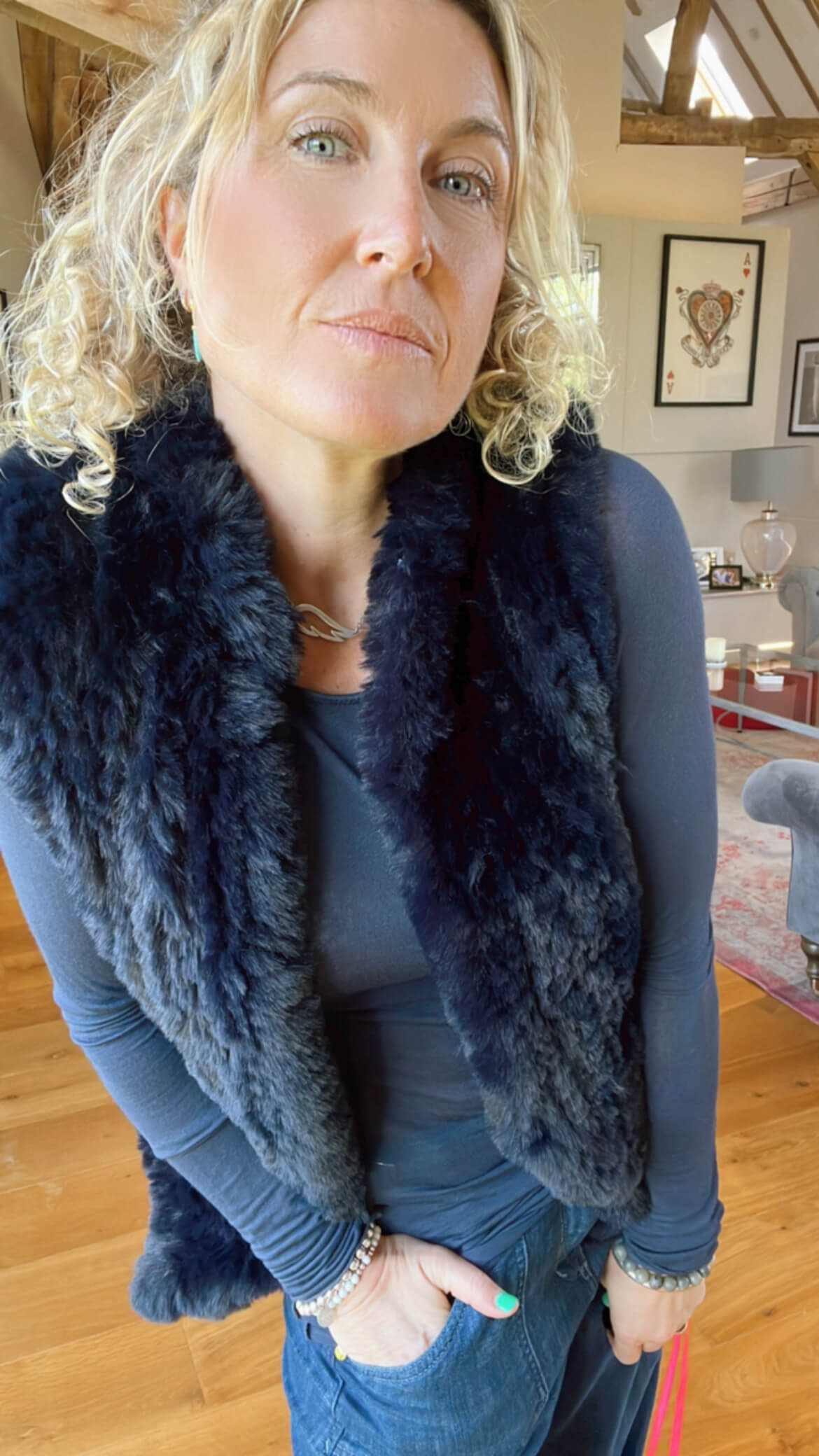 Portobello Gilet | Navy