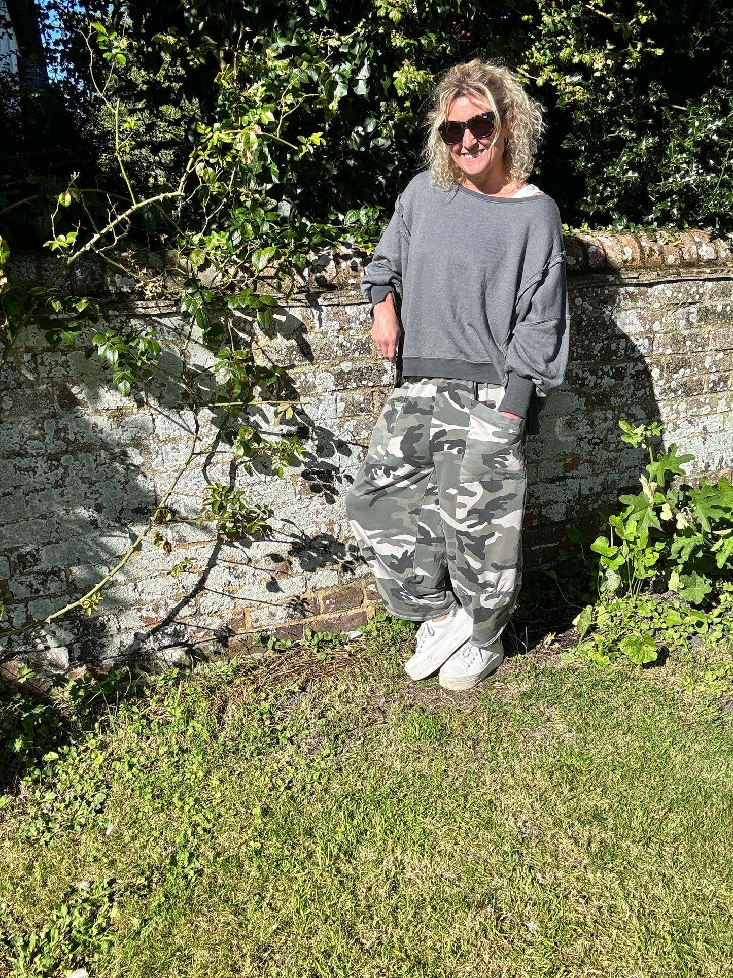 Belgravia Wide Leg Trousers | Pewter