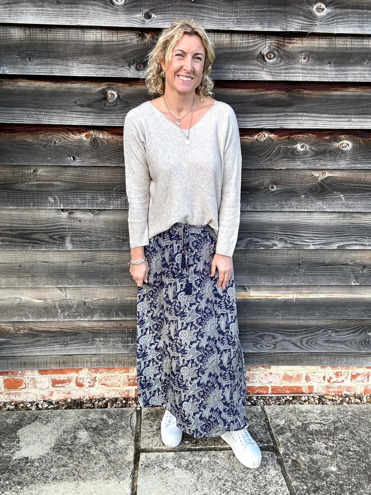 Joss Maxi Skirt | Liberty Blue