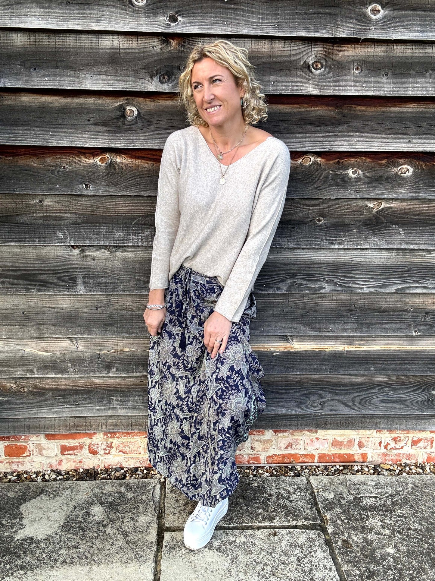 Joss Maxi Skirt | Liberty Blue