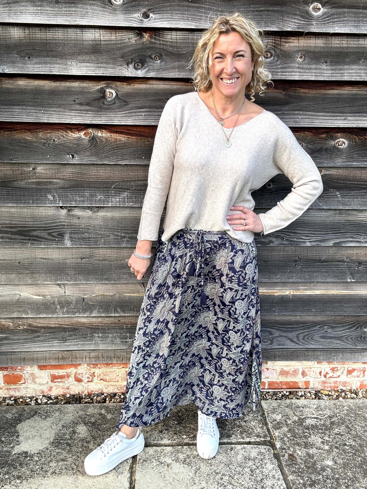 Joss Maxi Skirt | Liberty Blue