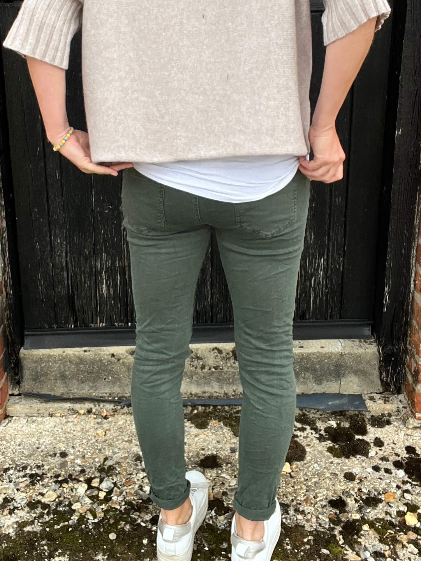 Skinny Joggers | Forest Green