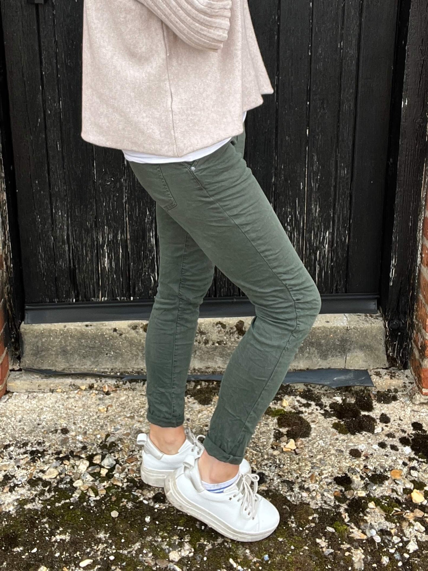 Skinny Joggers | Forest Green