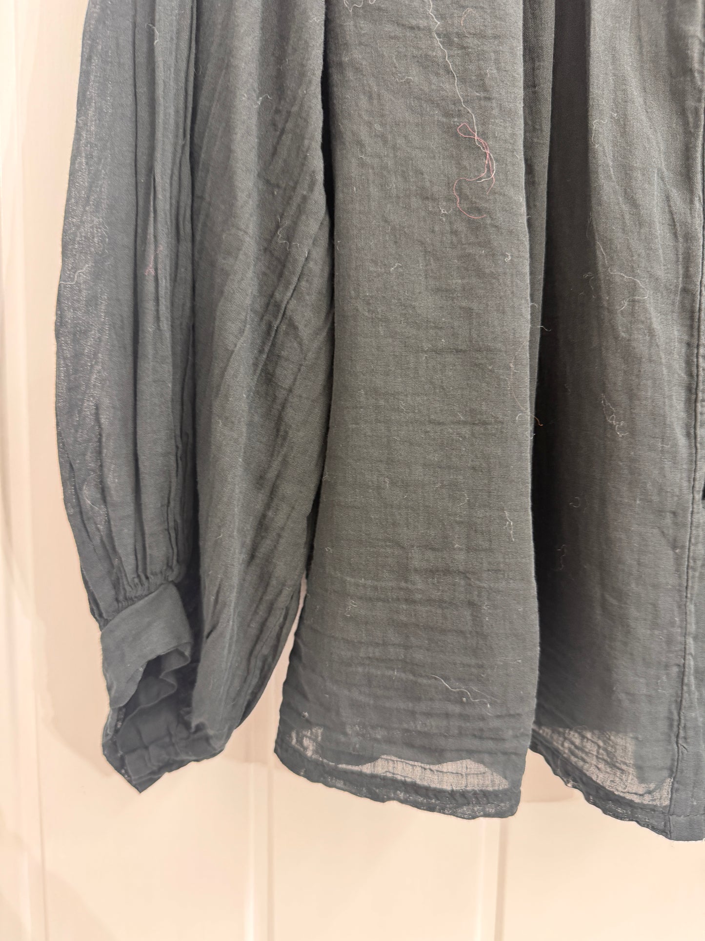 Black Cotton Blouse