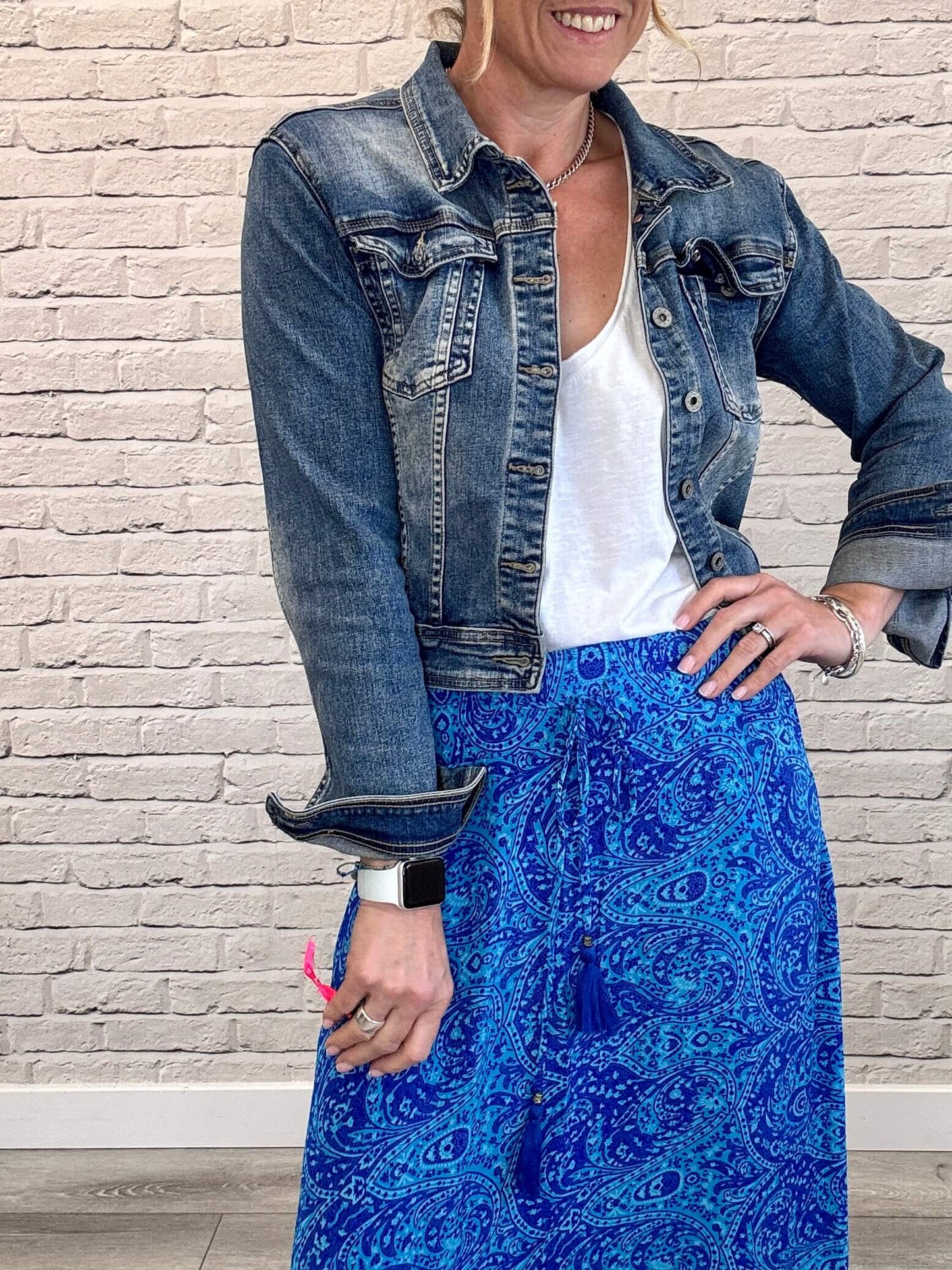 Joss Skirt | Cobalt Blue Mix
