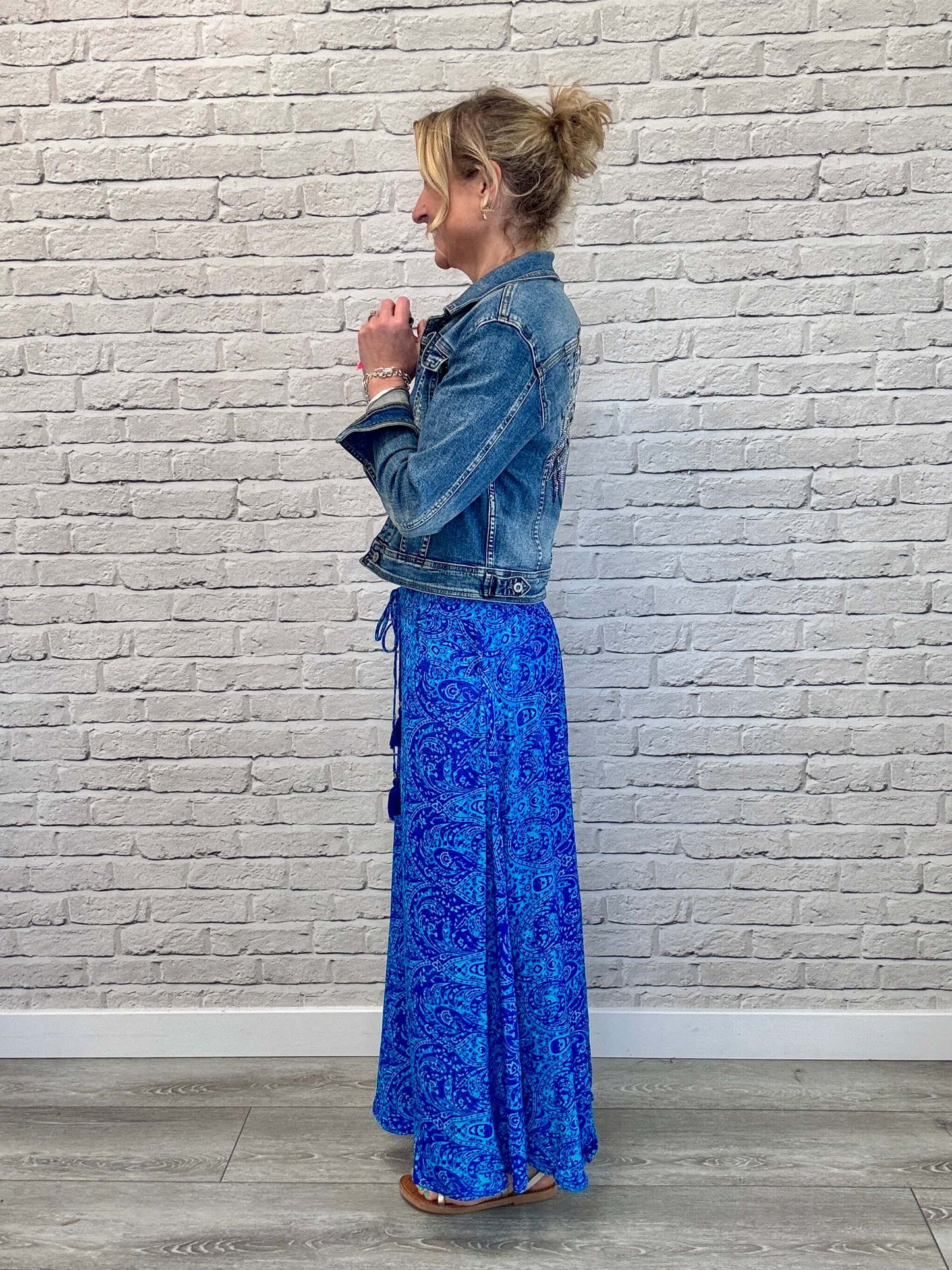 Joss Skirt | Cobalt Blue Mix