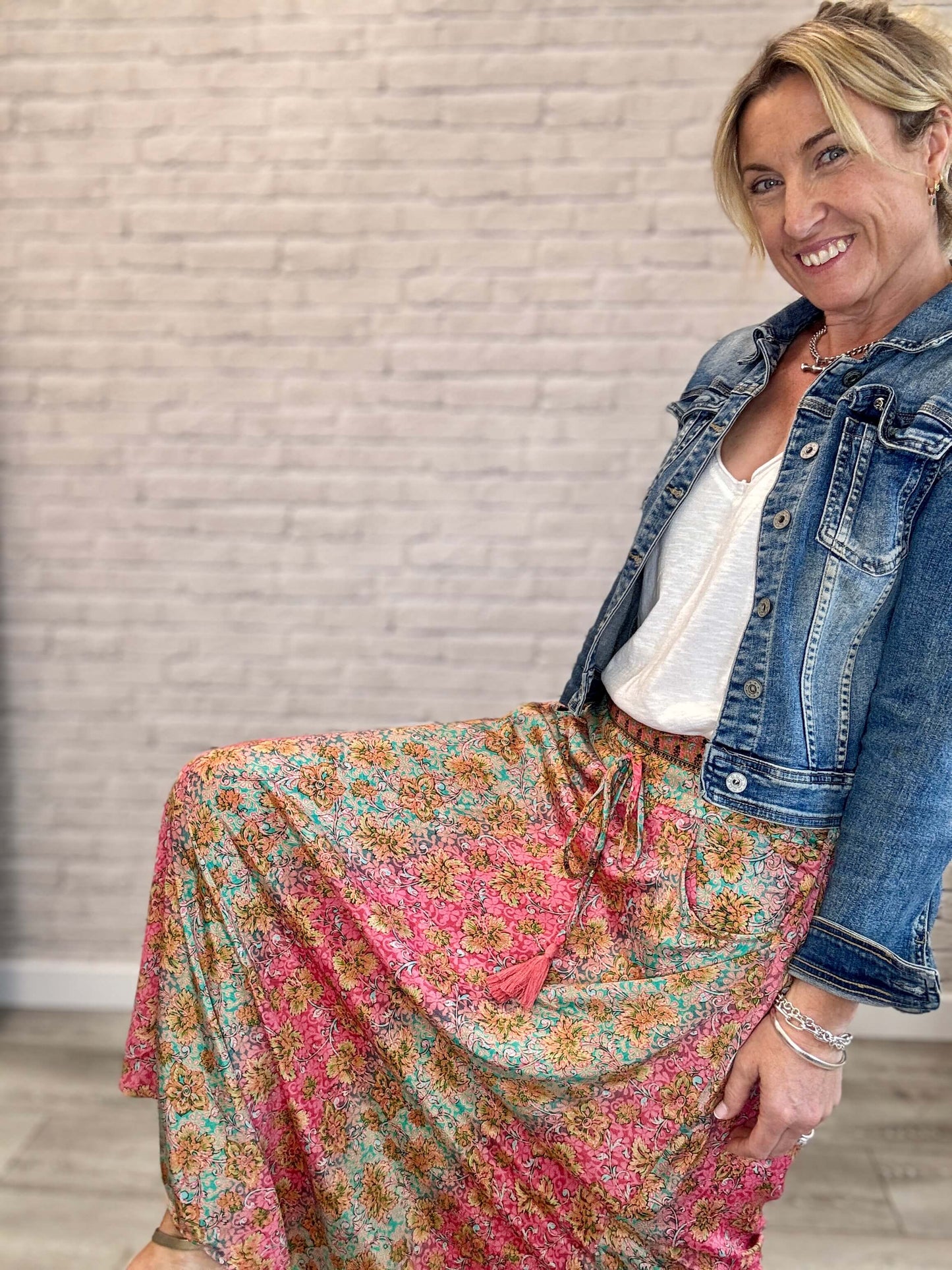 Joss Skirt | Pink Briar