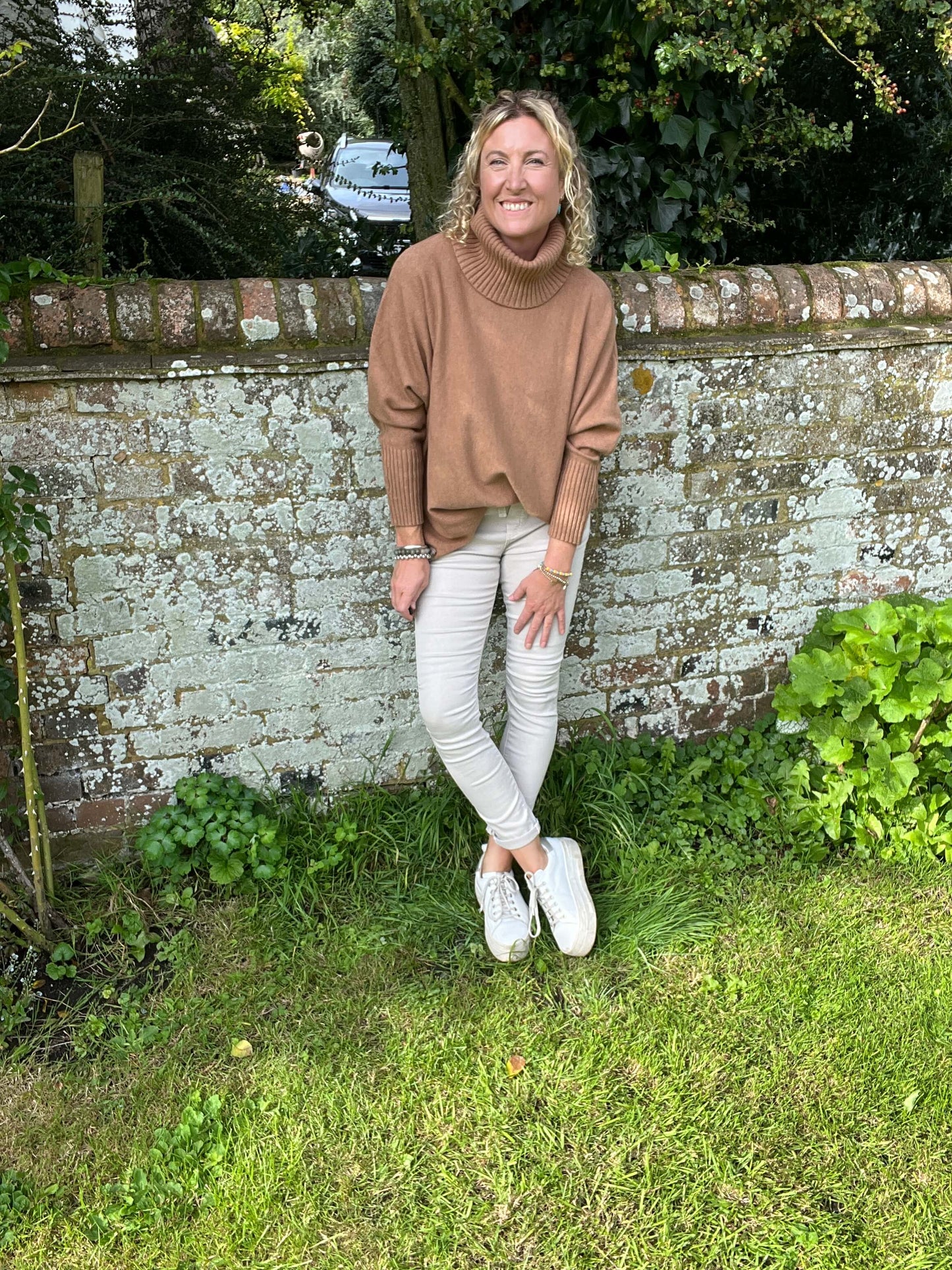 Arabella Roll Neck | Caramel