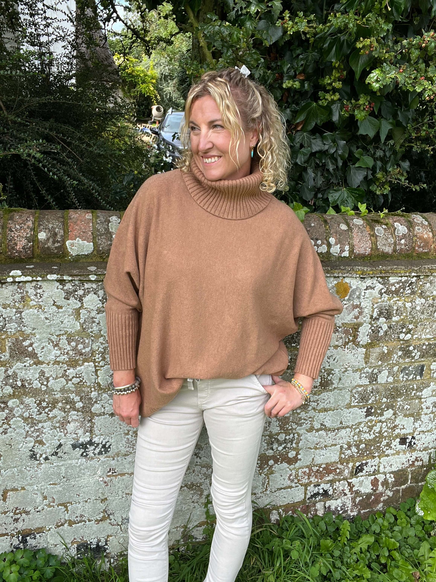 Arabella Roll Neck | Caramel