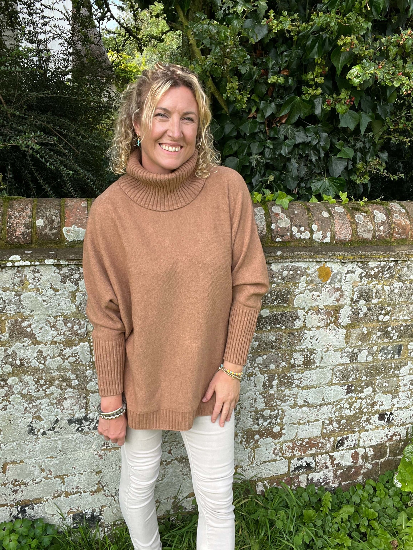 Arabella Roll Neck | Caramel