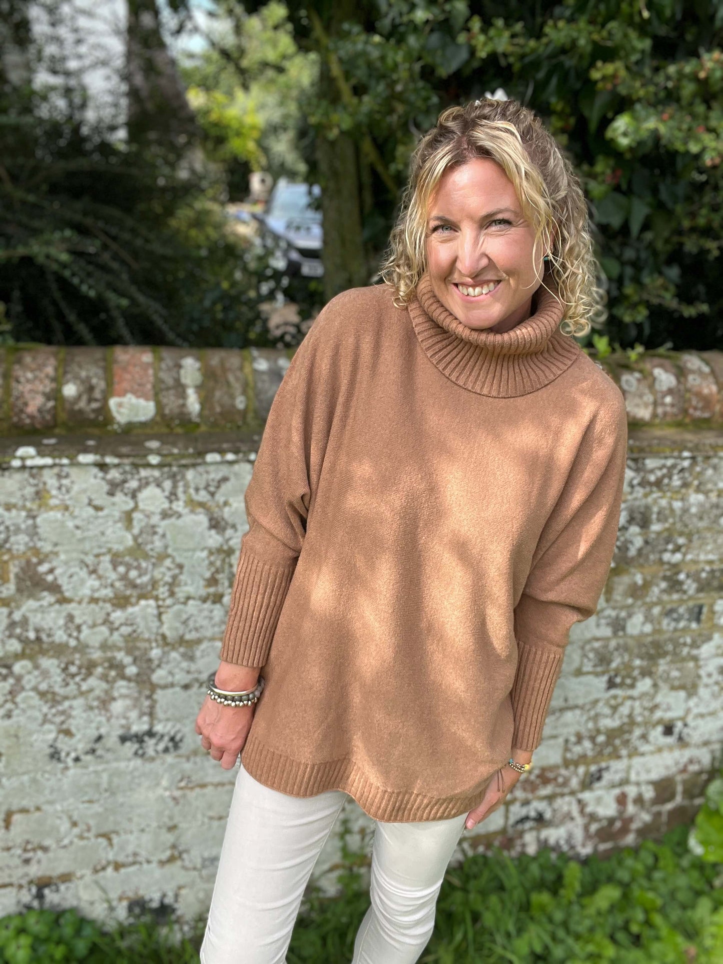 Arabella Roll Neck | Caramel