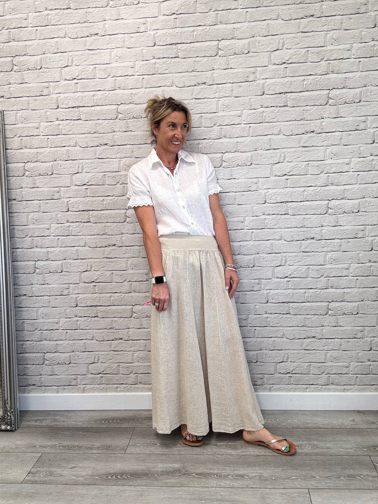 Lilly Maxi Skirt | Stone