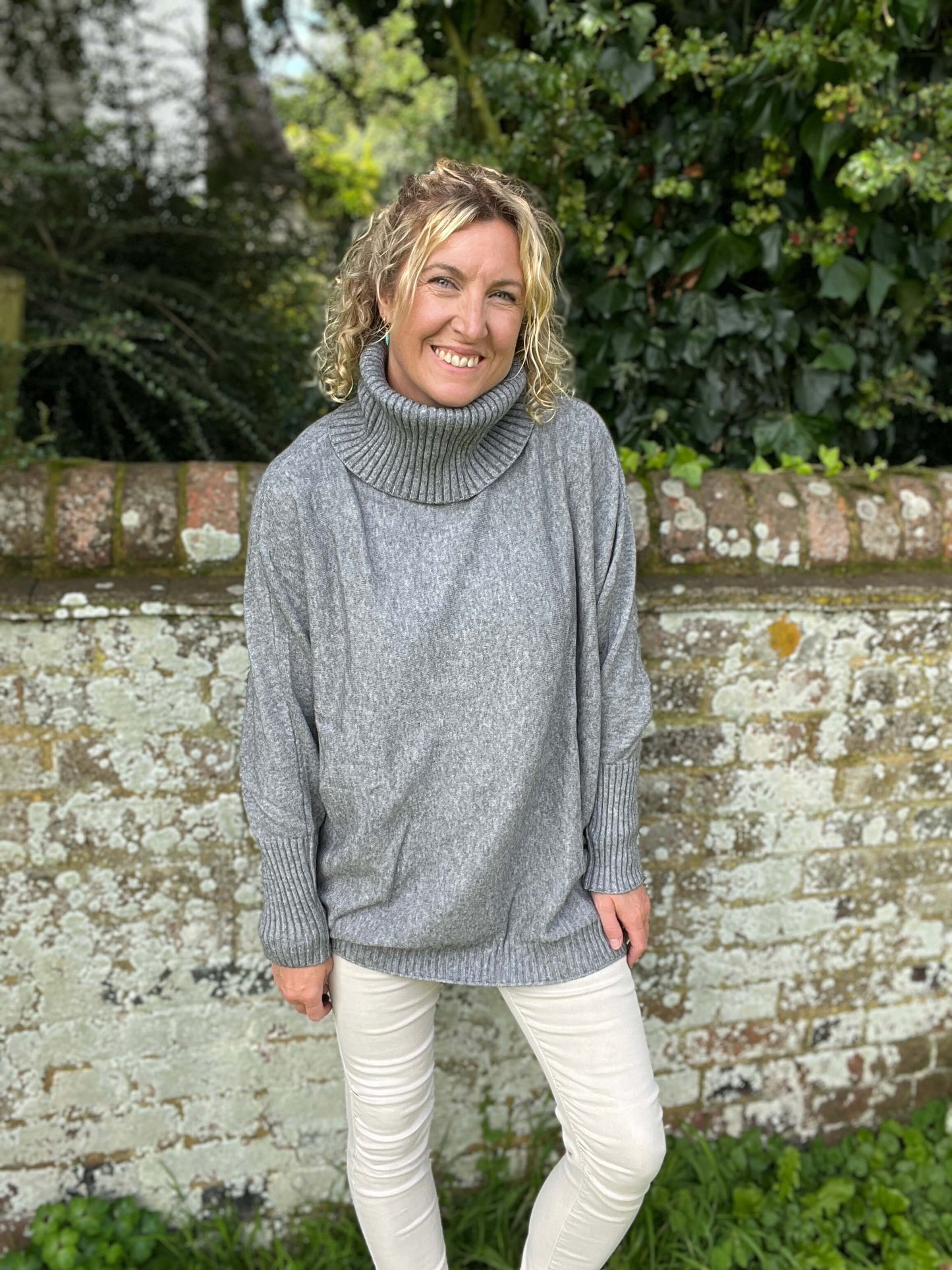 Arabella Roll Neck | Grey