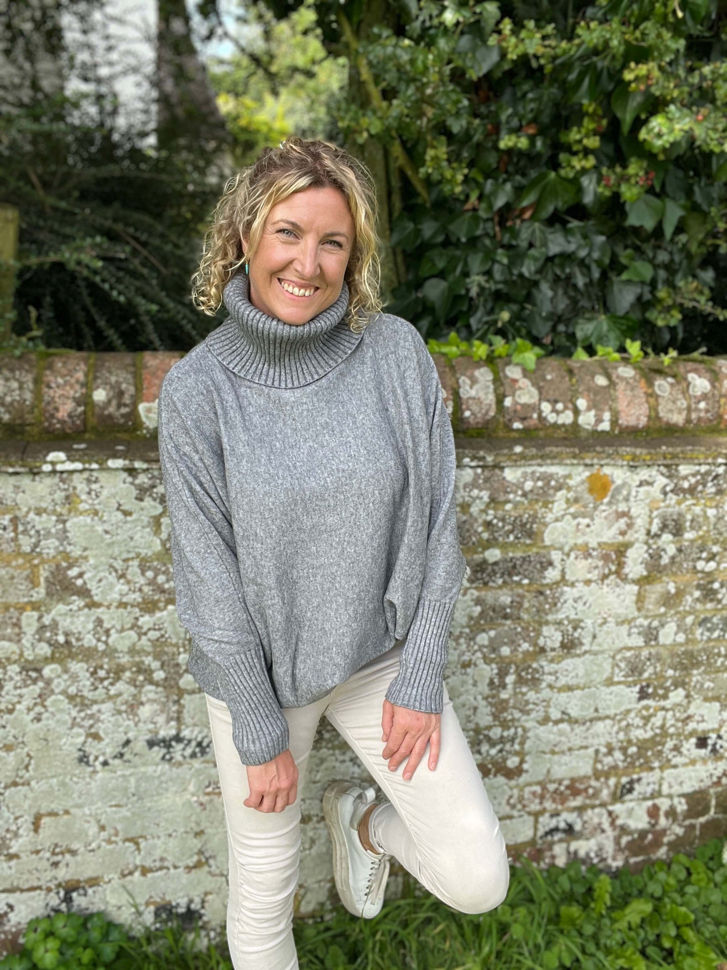 Arabella Roll Neck | Grey
