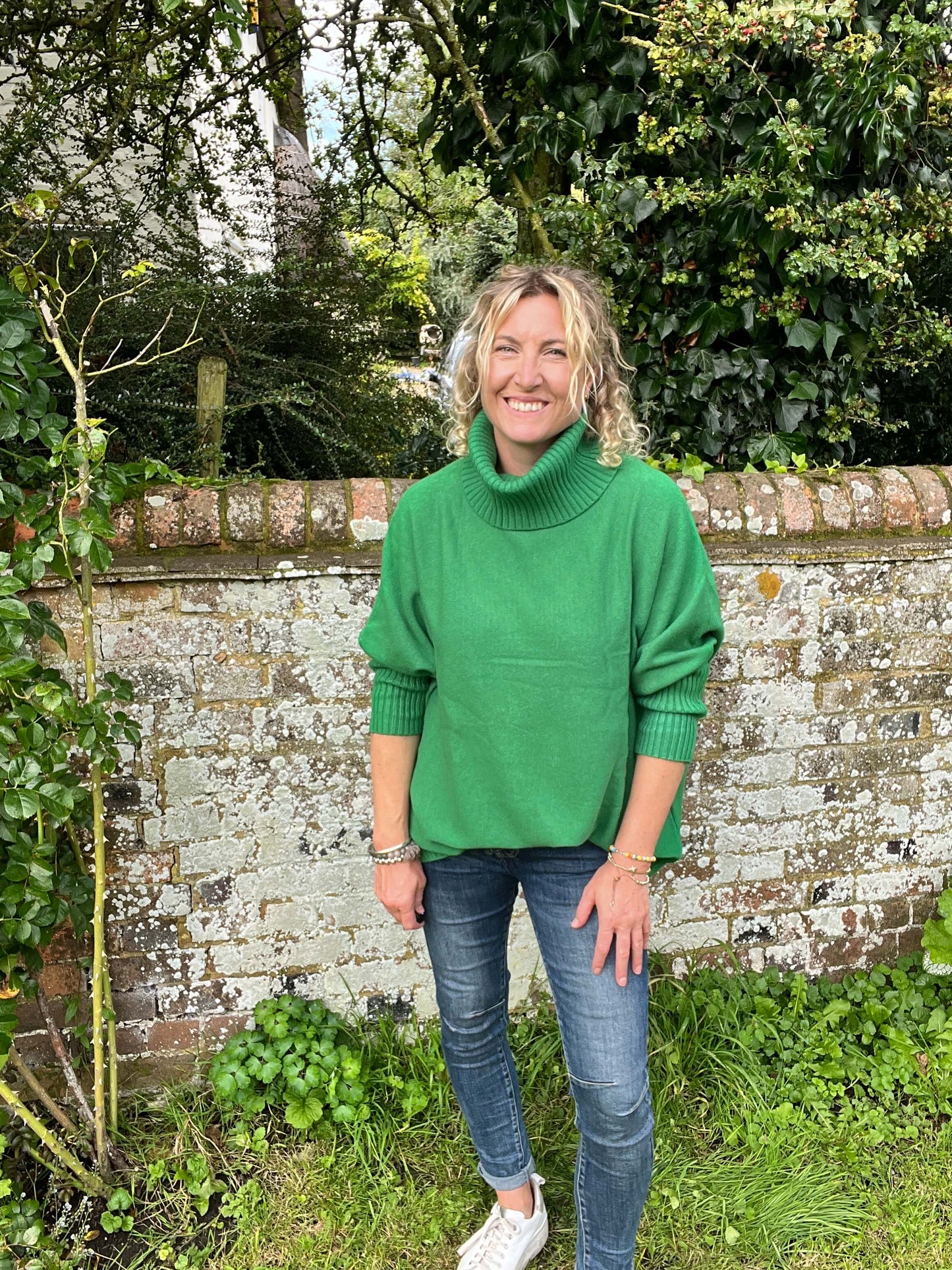 Arabella Roll Neck | Gucci Green