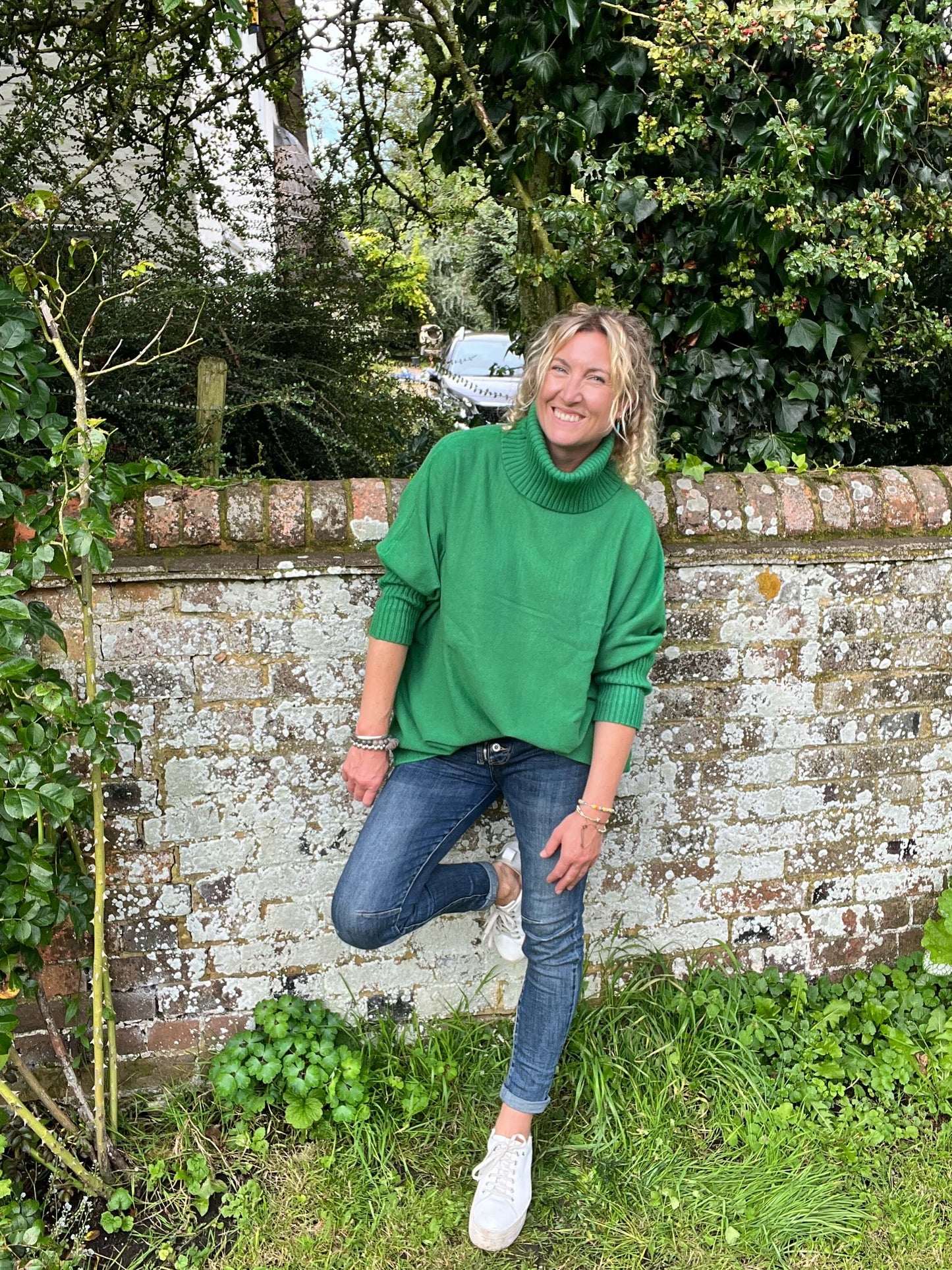 Arabella Roll Neck | Gucci Green