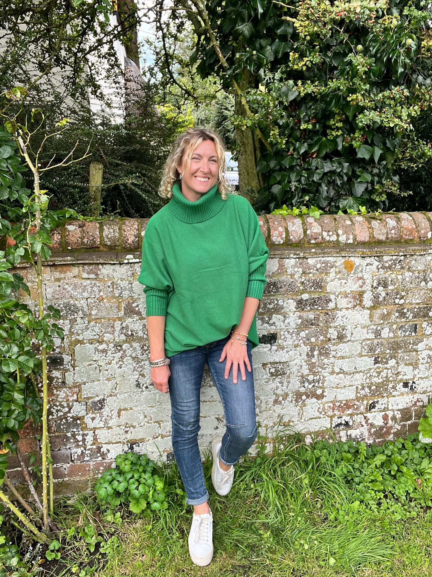 Arabella Roll Neck | Gucci Green