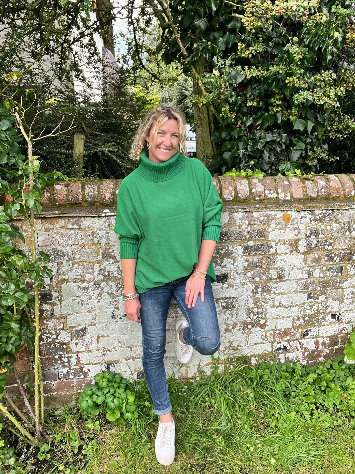 Arabella Roll Neck | Gucci Green