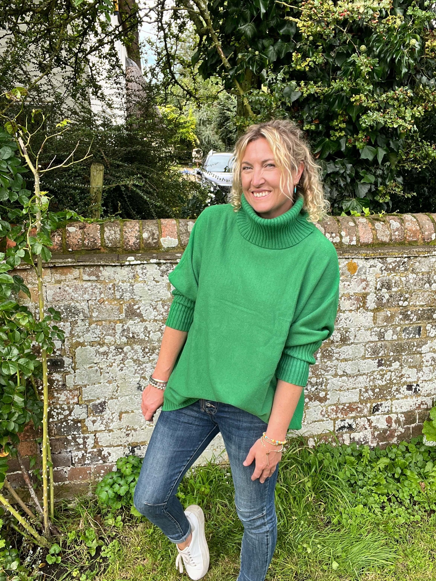 Arabella Roll Neck | Gucci Green