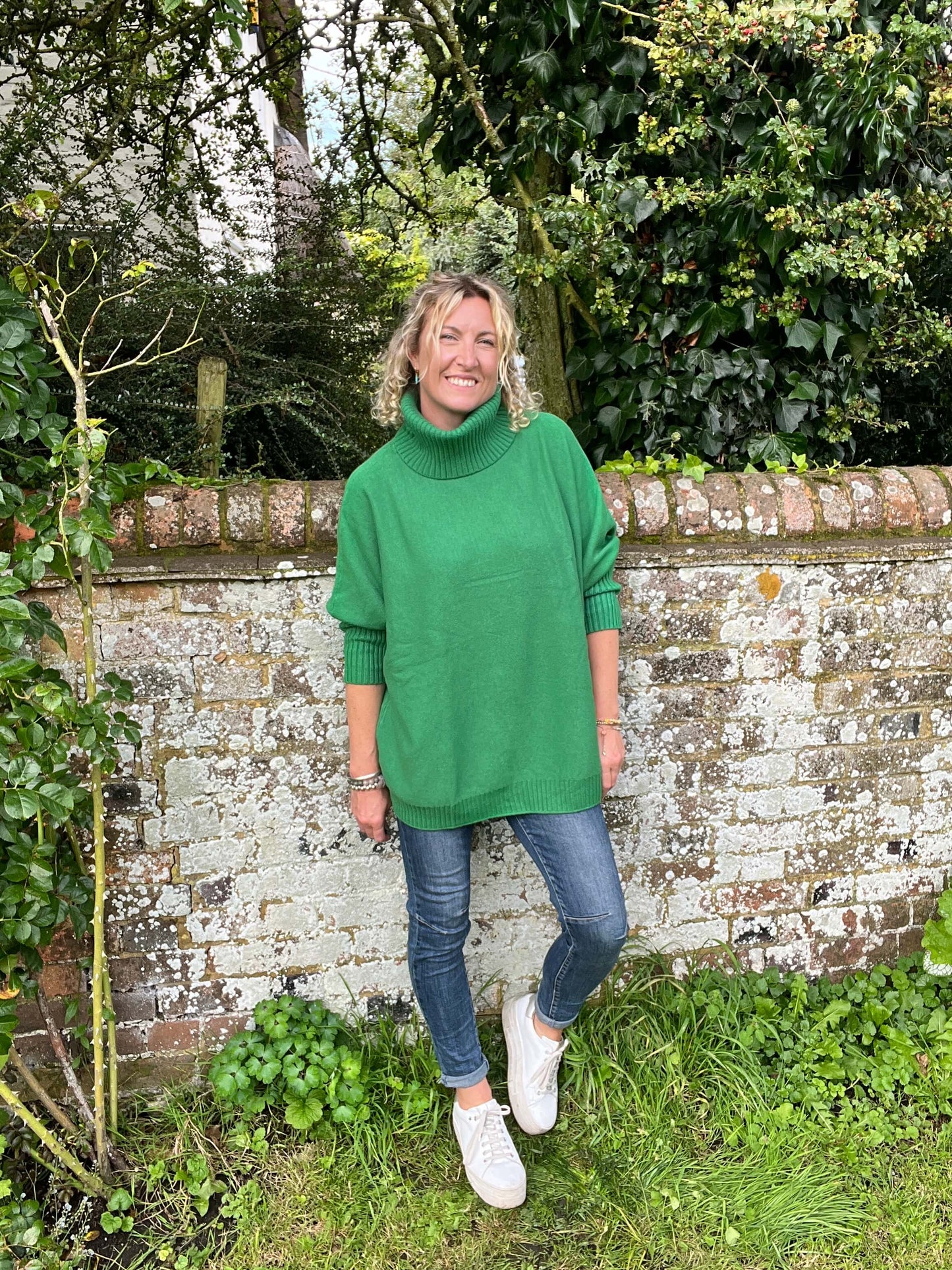 Arabella Roll Neck | Gucci Green
