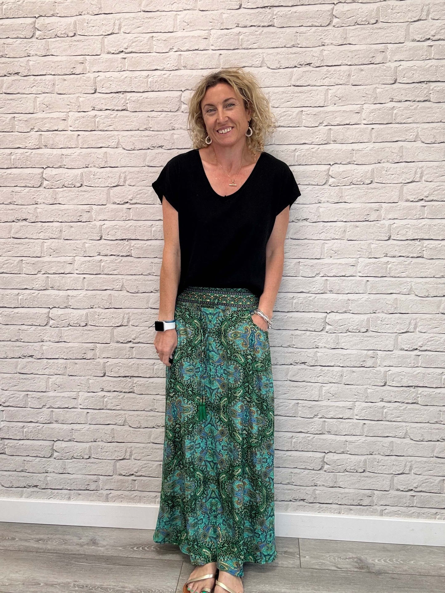 Joss Skirt | Emerald Green